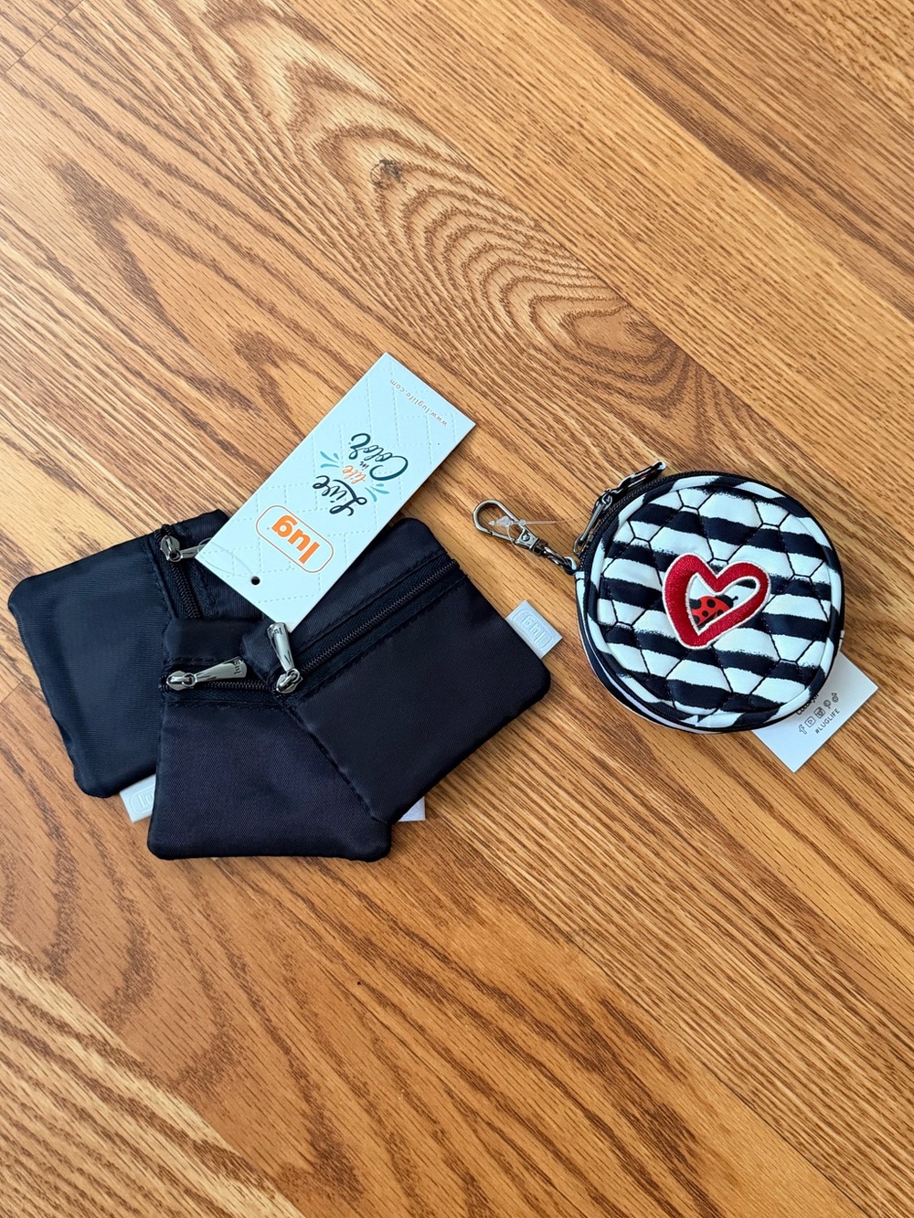 🖤🐞Lug Twinkle & Circle Pouch Bundle NWT🐞🖤